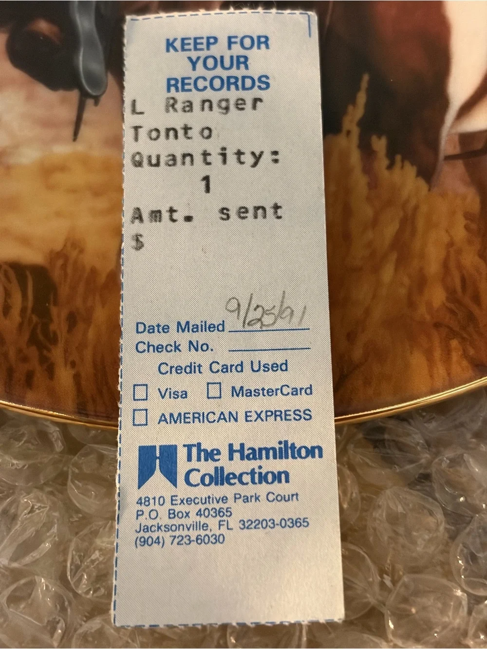 Roy Rogers and Dale collector plates, Lone Ranger and Hopalong Cassidy